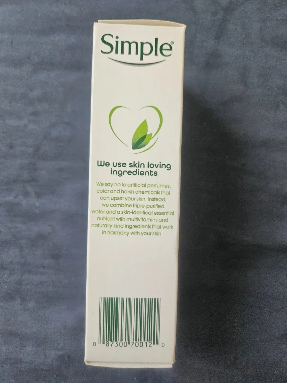 Simple Kind to Skin Replenishing Rich Moisturizer Vitamins B5 & E, 4.2 oz NIB